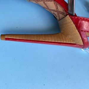 L.A.M.B. Leather heel